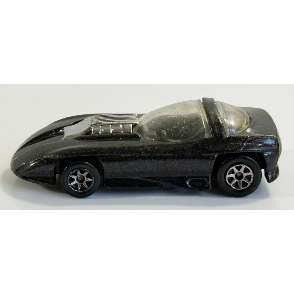 Hot Wheels Silver Bullet Kids 1:64 Black Glitter 1993‎ Mattel Malaysia Vintage
